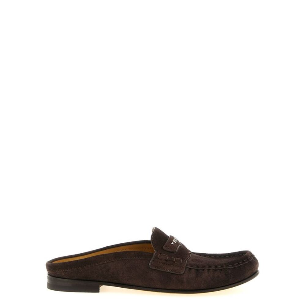 Fendi Brown Calfskin Slip-On Women's Loafers